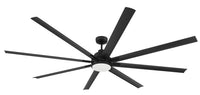 Craftmade - RSH84FB8 - 84" Ceiling Fan - Rush 84 - Flat Black