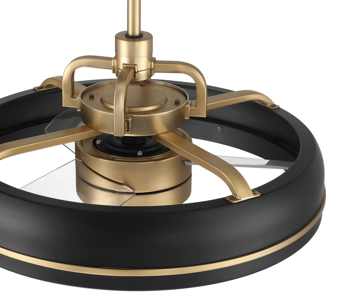 Craftmade - TYL24FBSB3 - 20" Ceiling Fan - Taylor - Flat Black/Satin Brass