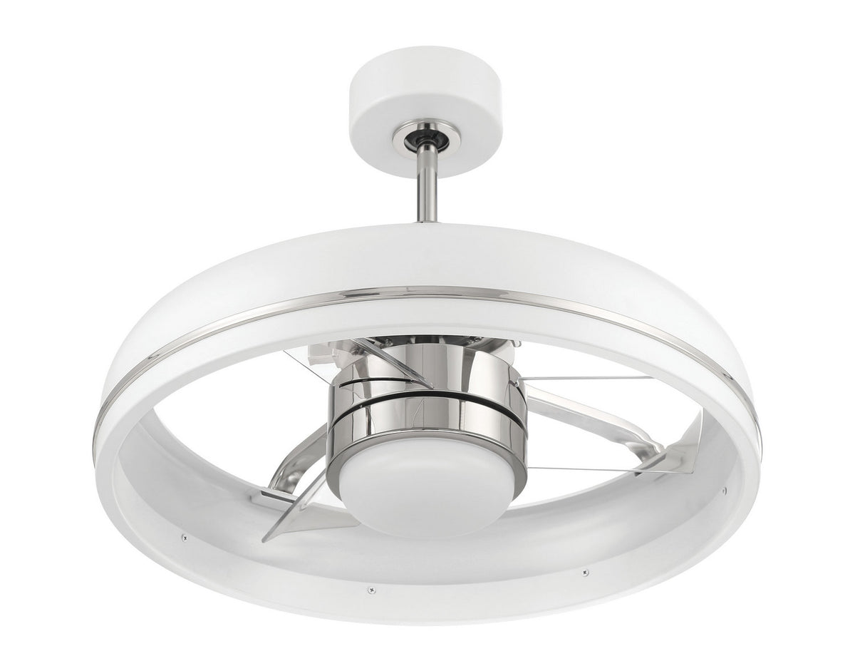 Craftmade - TYL24WPLN3 - 20" Ceiling Fan - Taylor - White/Polished Nickel