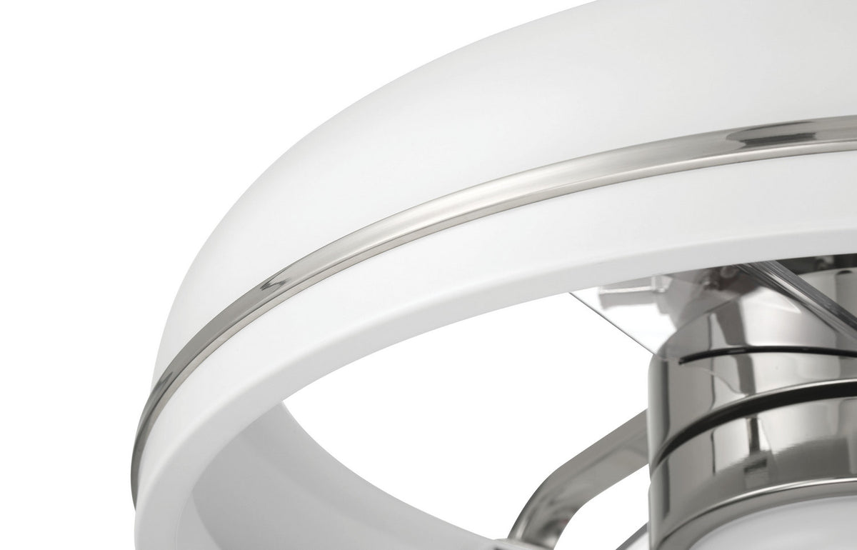 Craftmade - TYL24WPLN3 - 20" Ceiling Fan - Taylor - White/Polished Nickel