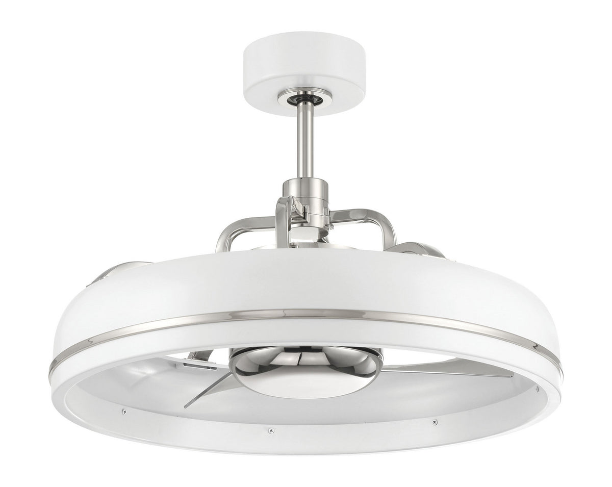 Craftmade - TYL24WPLN3 - 20" Ceiling Fan - Taylor - White/Polished Nickel