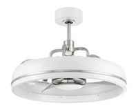 Craftmade - TYL24WPLN3 - 20" Ceiling Fan - Taylor - White/Polished Nickel