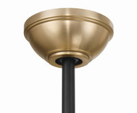Craftmade - VNN58FBSB4 - 58" Ceiling Fan - Venn 58" Indoor Ceiling Fan - Flat Black/Satin Brass