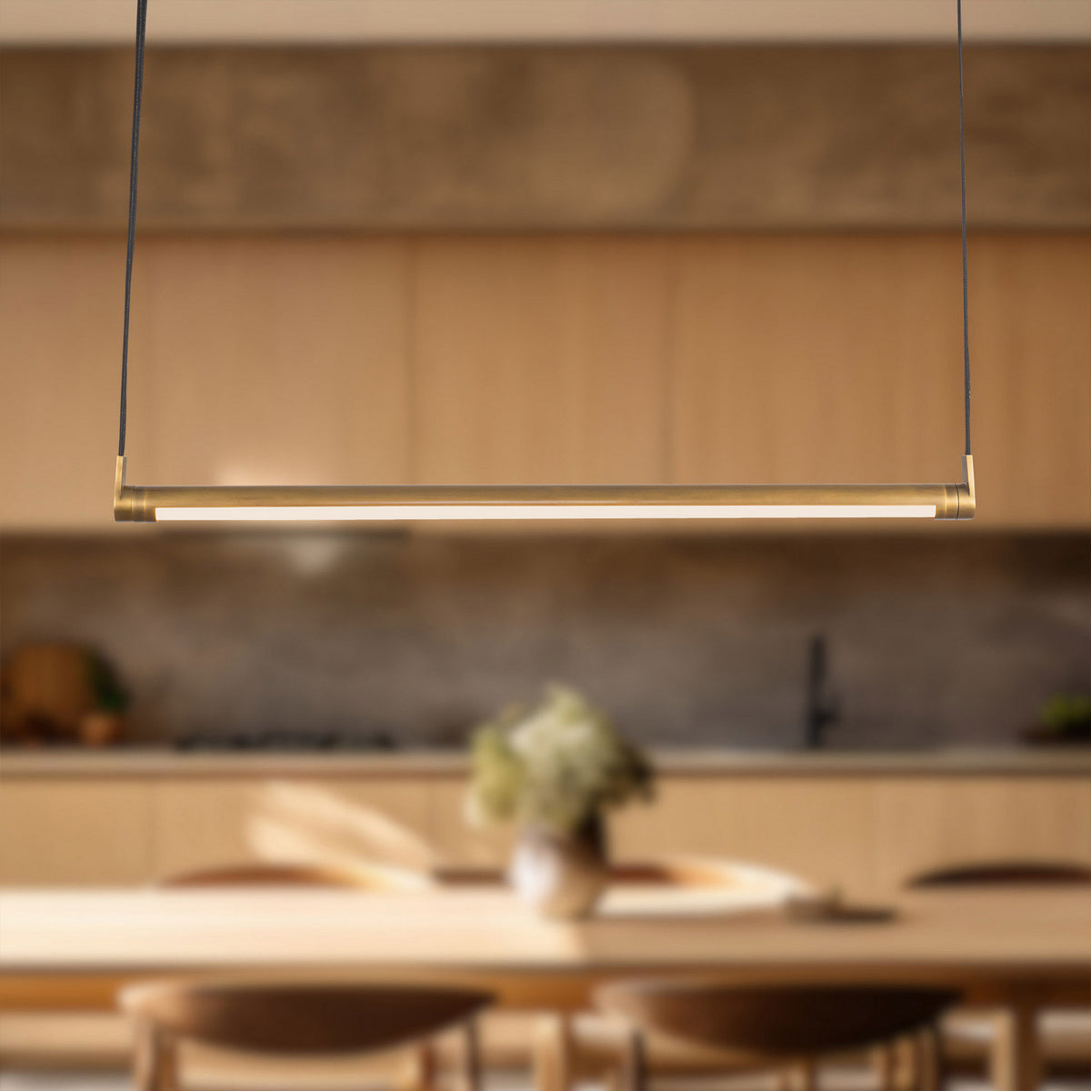 Kuzco Lighting - LP46841-VB-UNV - LED Linear Pendant - Laurence - Vintage Brass