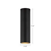 Kuzco Lighting - LD2-FM08W10-3036-BK-UNV-010 - LED Flush Mount - Lorna - Black