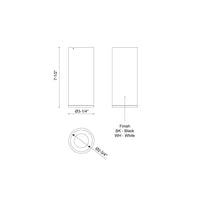 Kuzco Lighting - LD3-FM08W14-3036-WH-UNV-010 - LED Flush Mount - Lorna - White