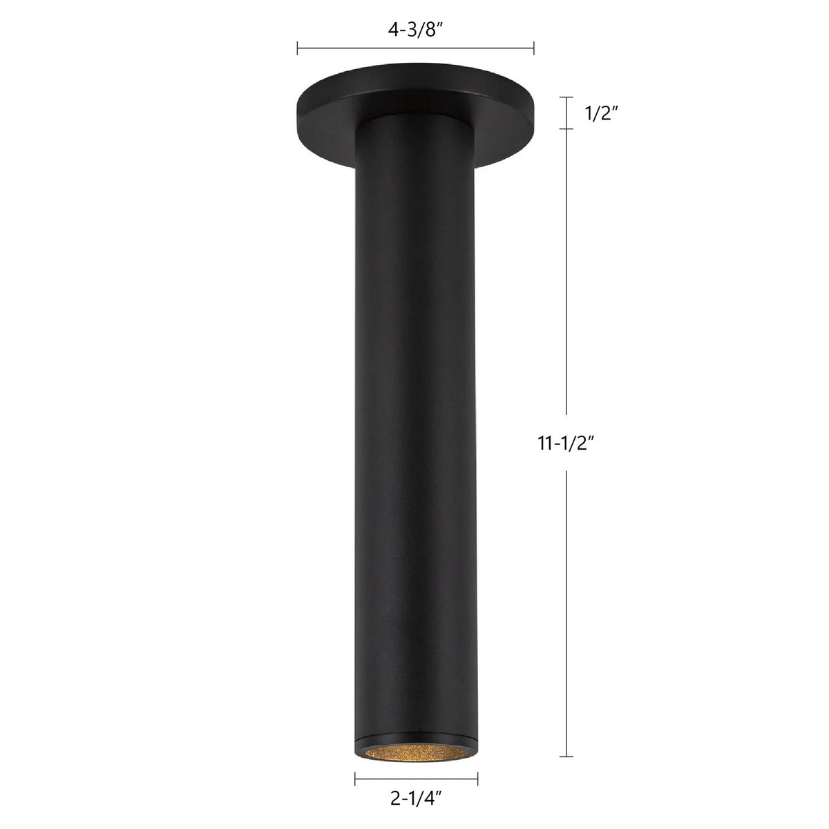 Kuzco Lighting - LD2-SM12W12-3036-BK-UNV-010 - LED Ceiling Mount - Lorna - Black