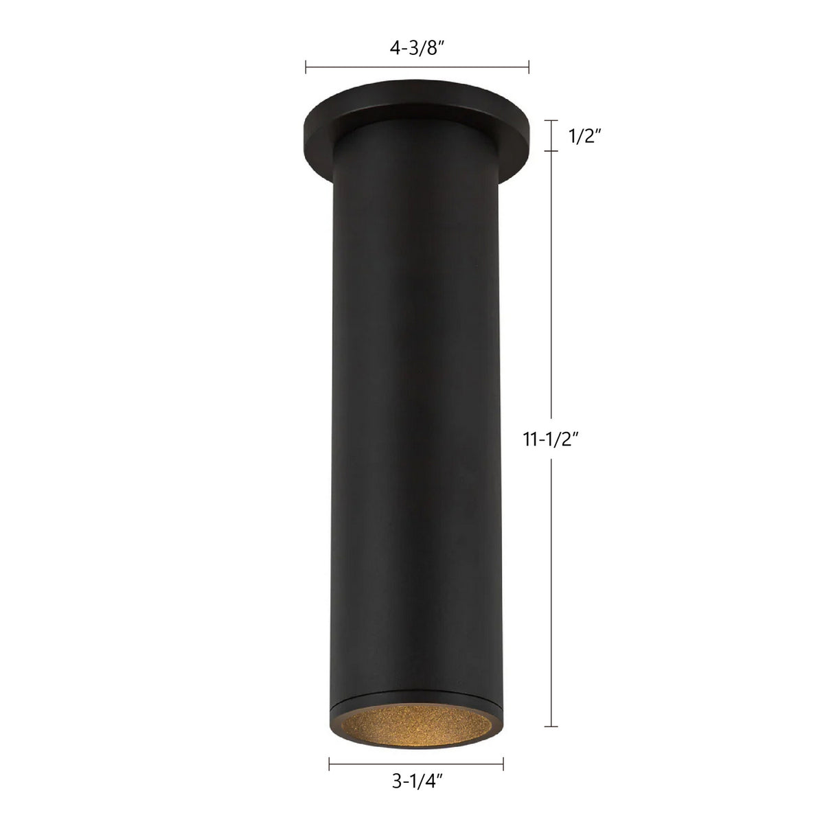 Kuzco Lighting - LD3-SM12W18-3036-BK-UNV-010 - LED Ceiling Mount - Lorna - Black