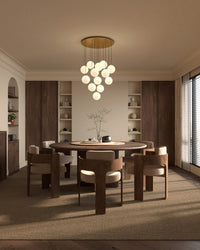 Kuzco Lighting - MP3106BGOP-13 - LED Pendant - Bolla - Brushed Gold/Opal Glass