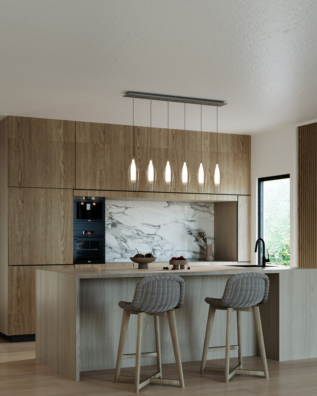 Kuzco Lighting - MP3004CH-06 - LED Pendant - Victoria - Chrome