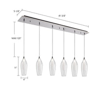 Kuzco Lighting - MP3004CH-06 - LED Pendant - Victoria - Chrome