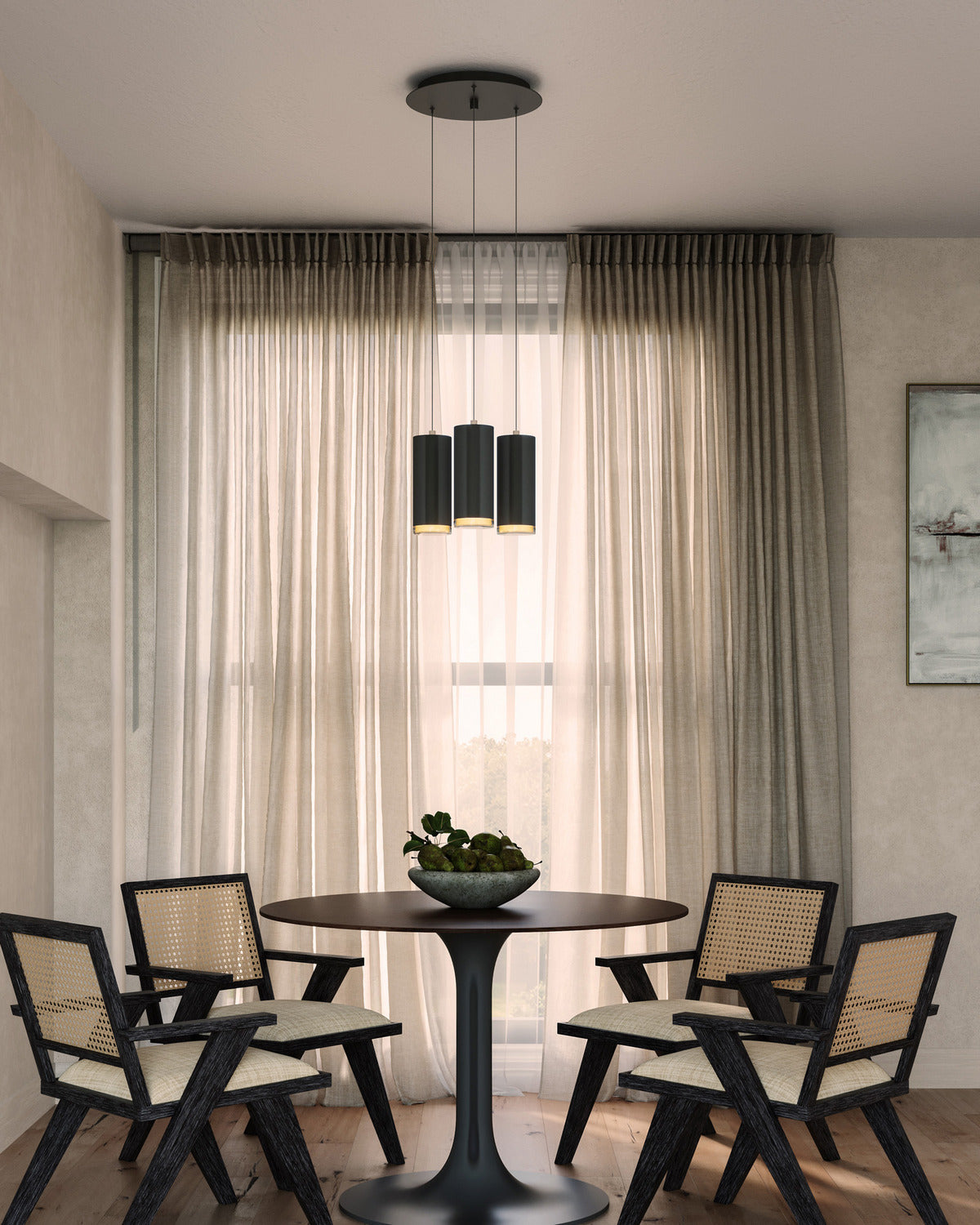 Kuzco Lighting - MP401431BK-03 - LED Pendant - Cameo - Black