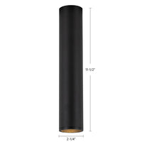 Kuzco Lighting - LD2-FM12W12-3036-BK-UNV-010 - LED Flush Mount - Lorna - Black