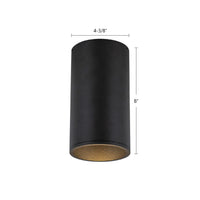 Kuzco Lighting - LD4-FM08W20-3036-BK-UNV-010 - LED Flush Mount - Lorna - Black