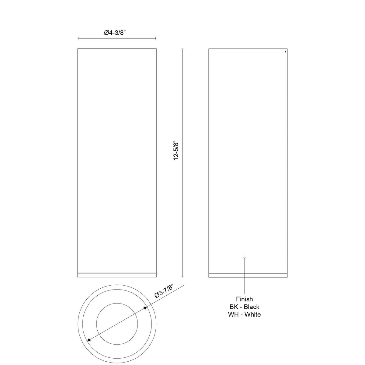 Kuzco Lighting - LD4-FM12W24-3036-WH-UNV-010 - LED Flush Mount - Lorna - White