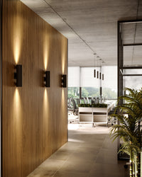 Kuzco Lighting - LD3-UD12W24-3036-BK-UNV-010 - LED Wall Sconce - Lorna - Black