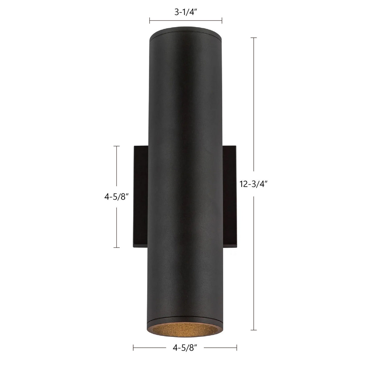 Kuzco Lighting - LD3-UD12W24-3036-BK-UNV-010 - LED Wall Sconce - Lorna - Black