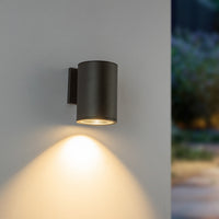 Kuzco Lighting - EW265107-BK - LED Outdoor Wall Sconce - Nordic - Black