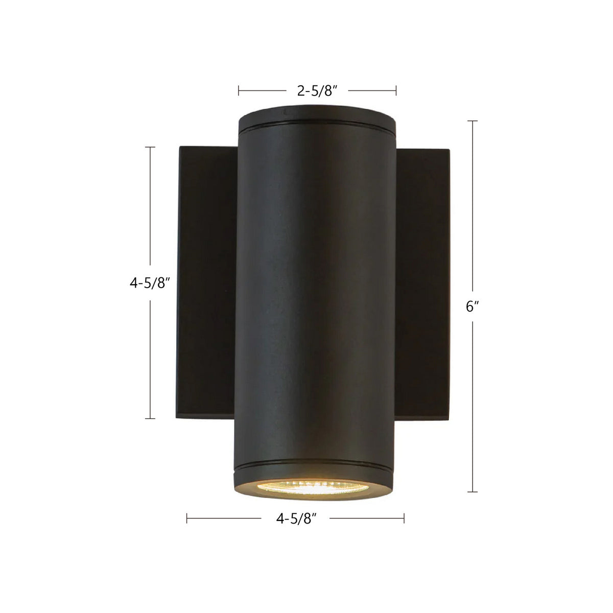 Kuzco Lighting - EW262106-BK - LED Outdoor Wall Sconce - Nordic - Black