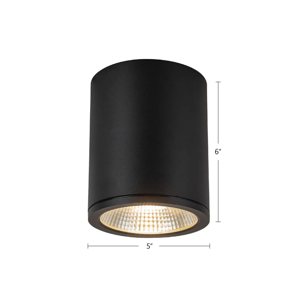 Kuzco Lighting - EC265106-BK - LED Outdoor Ceiling Mount - Nordic - Black
