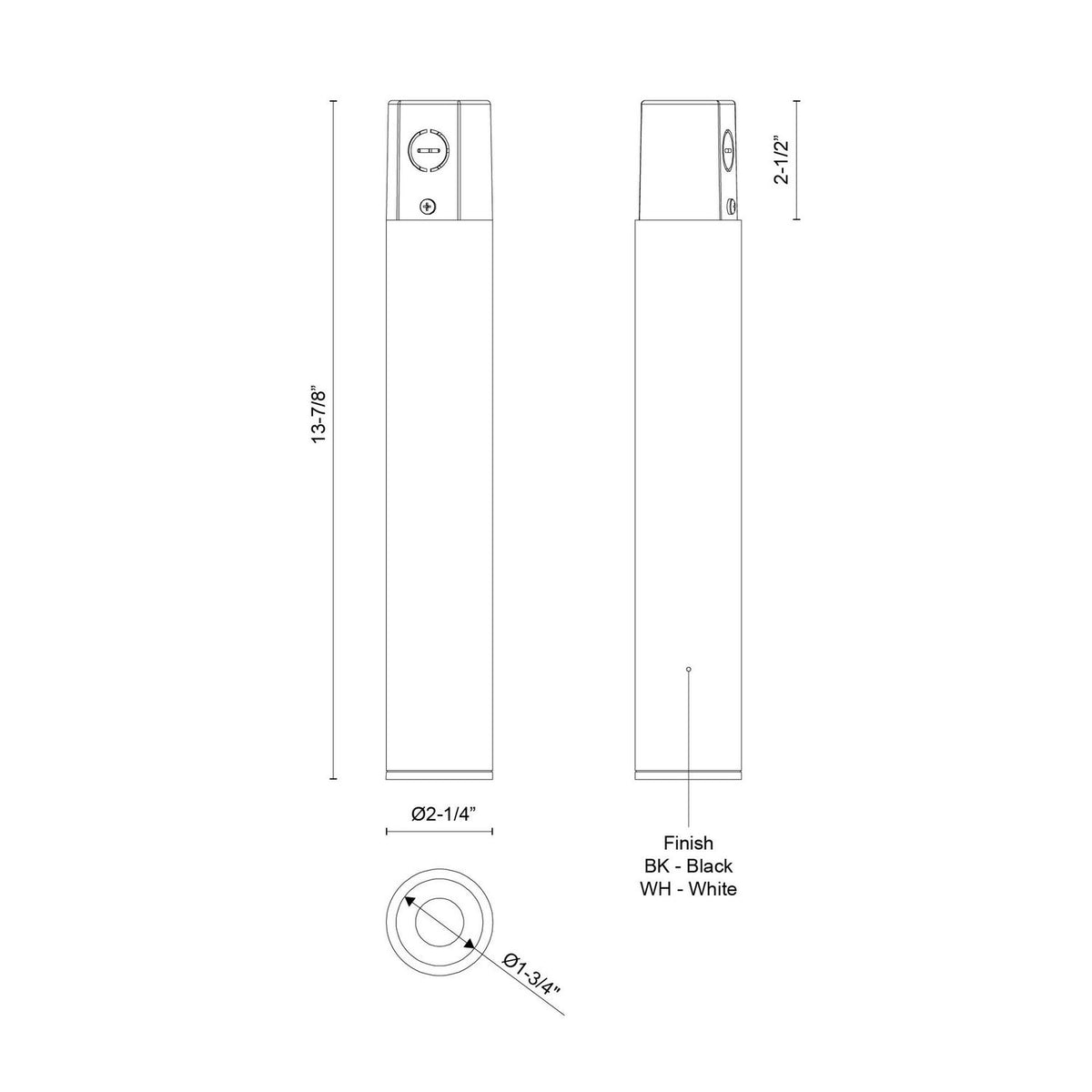 Kuzco Lighting - LD2-CC12W12-3036-WH-UNV-010 - LED Ceiling Mount - Lorna - White