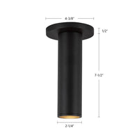 Kuzco Lighting - LD2-SM08W10-3036-BK-UNV-010 - LED Ceiling Mount - Lorna - Black