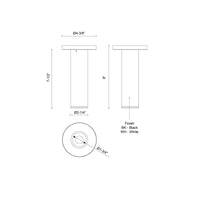 Kuzco Lighting - LD2-SM08W10-3036-WH-UNV-010 - LED Ceiling Mount - Lorna - White