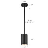 Kuzco Lighting - EP264106-BK - LED Outdoor Pendant - Nordic - Black