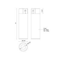 Kuzco Lighting - LD4-CC12W24-3036-WH-UNV-010 - LED Ceiling Mount - Lorna - White