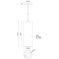 Kuzco Lighting - LD4-PD12W24-3036-BK-UNV-010 - LED Pendant - Lorna - Black