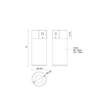 Kuzco Lighting - LD4-CC08W20-3036-BK-UNV-010 - LED Ceiling Mount - Lorna - Black