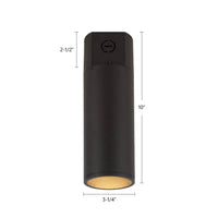 Kuzco Lighting - LD3-CC08W14-3036-BK-UNV-010 - LED Ceiling Mount - Lorna - Black