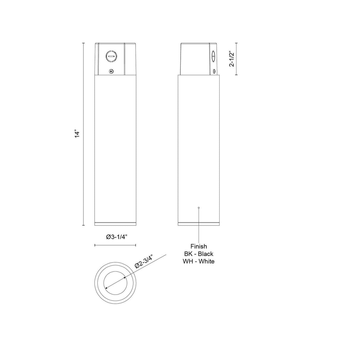 Kuzco Lighting - LD3-CC12W18-3036-WH-UNV-010 - LED Ceiling Mount - Lorna - White