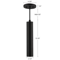 Kuzco Lighting - LD2-PD12W12-3036-BK-UNV-010 - LED Pendant - Lorna - Black