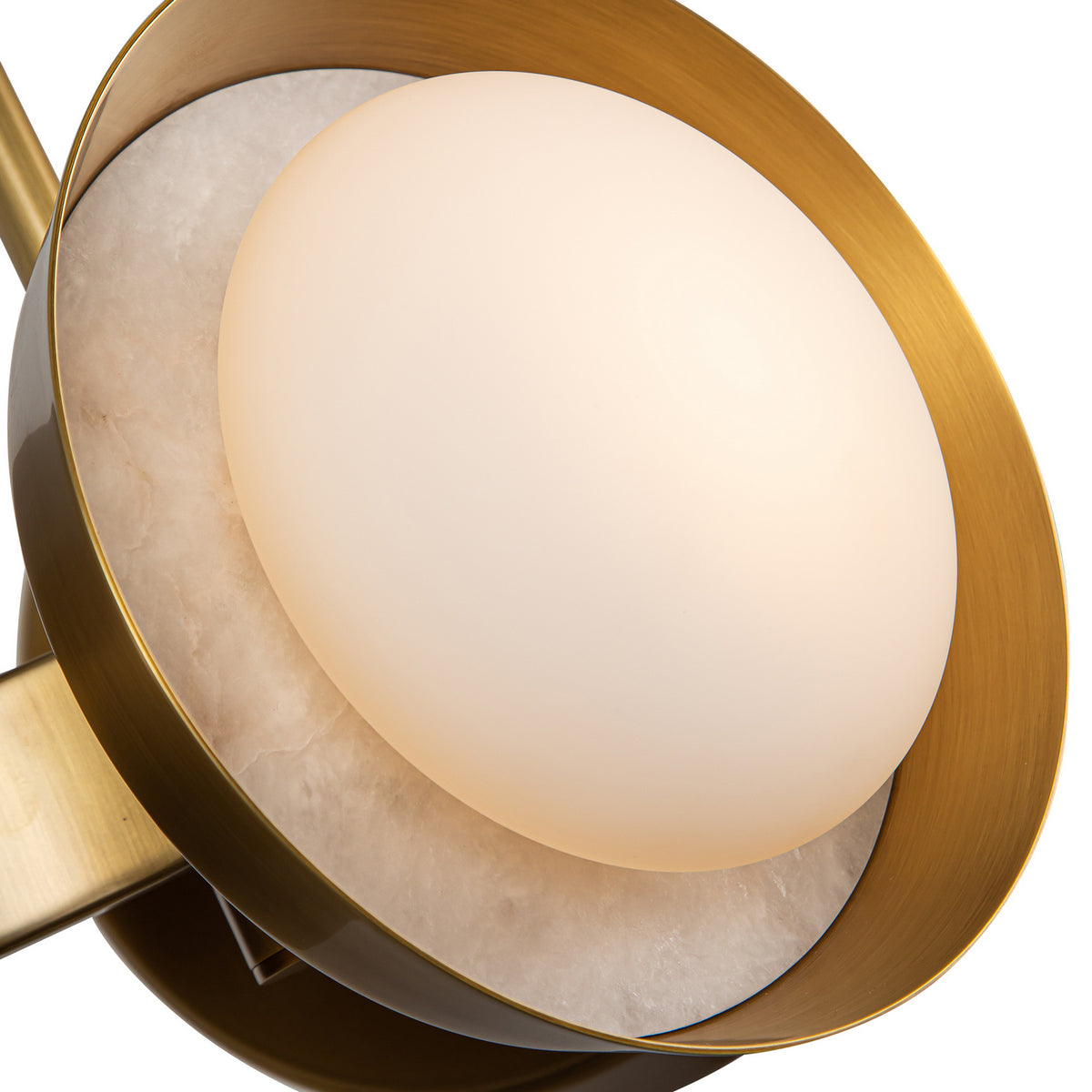 Alora - PD320313VB-UNV - LED Pendant - Alonso - Vintage Brass