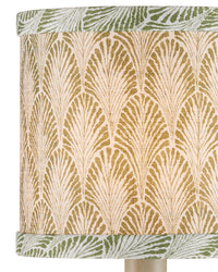 Currey and Company - 0900-0065 - Chandelier Shade - Plume - Green / Ivory