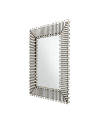 Currey and Company - 1000-0171 - Mirror - Daze - White/Antique Brass