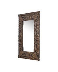 Currey and Company - 1000-0172 - Mirror - Schwarzwald - Weathered Brown