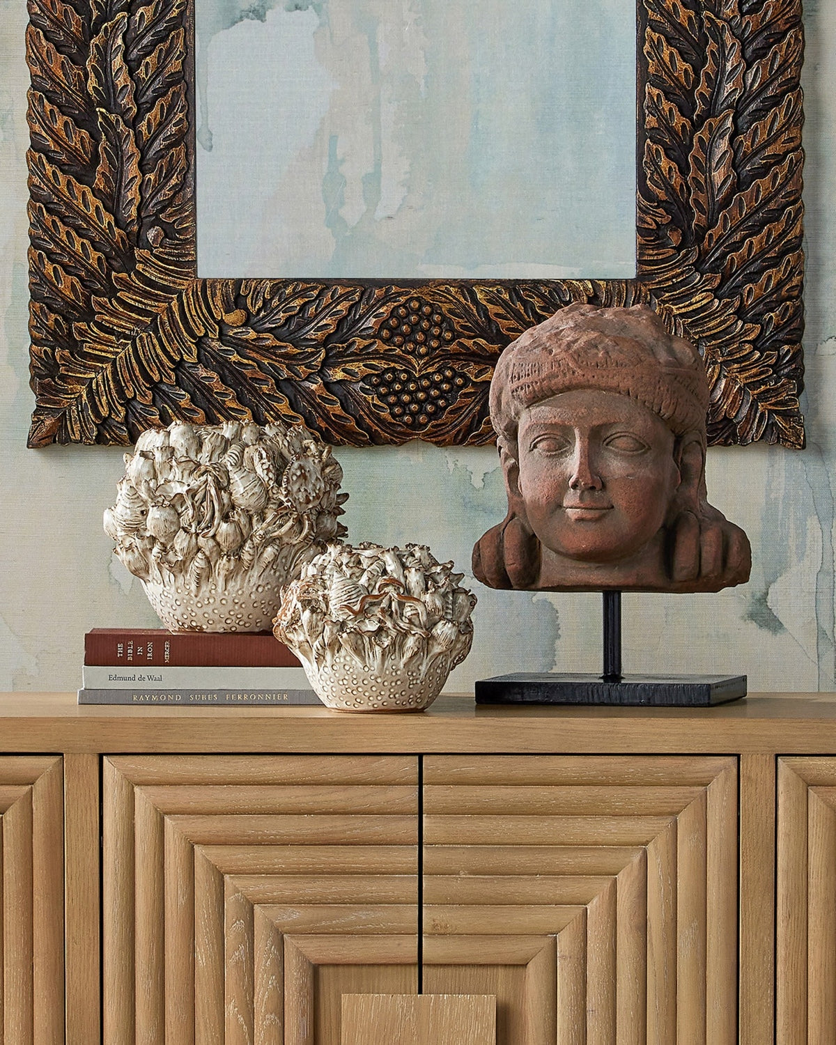 Currey and Company - 1000-0172 - Mirror - Schwarzwald - Weathered Brown