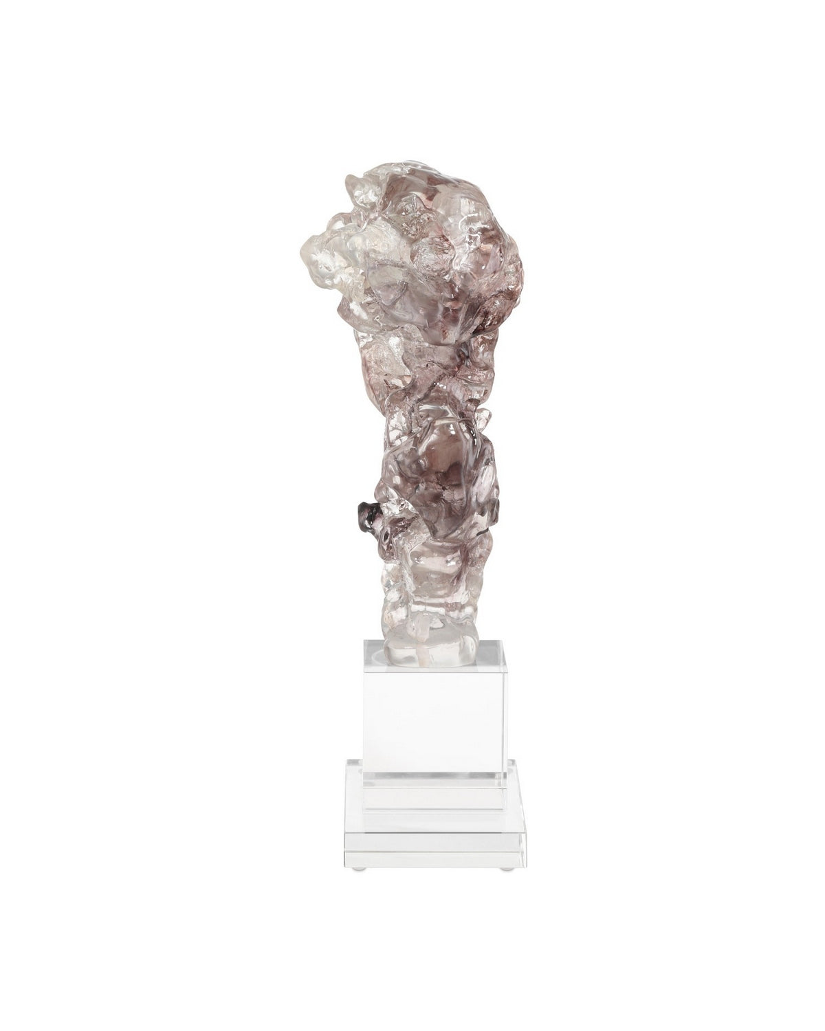 Currey and Company - 1200-0974 - Sculpture - Faux - Purple Pink/Clear