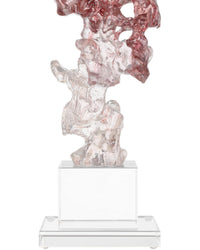Currey and Company - 1200-0975 - Sculpture - Faux - Purple Pink/Clear