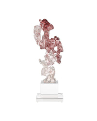 Currey and Company - 1200-0975 - Sculpture - Faux - Purple Pink/Clear