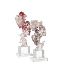 Currey and Company - 1200-0975 - Sculpture - Faux - Purple Pink/Clear