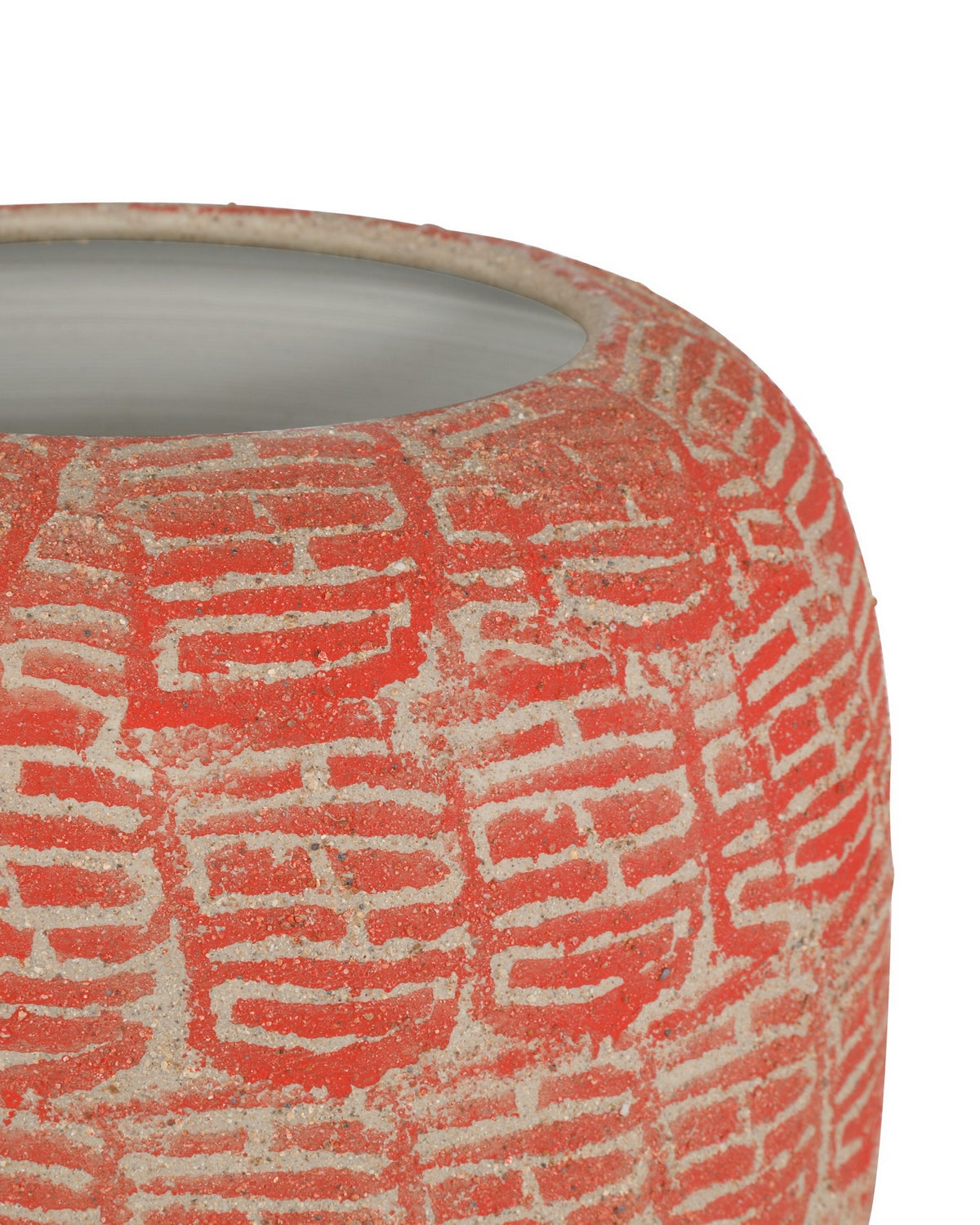 Currey and Company - 1200-0979 - Jar - Happiness - Red/Beige