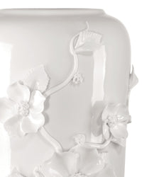 Currey and Company - 1200-0984 - Vase - Flower - White