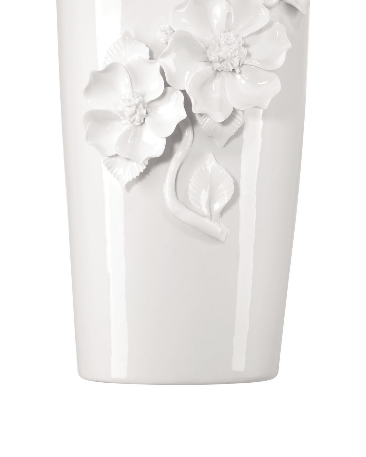 Currey and Company - 1200-0984 - Vase - Flower - White
