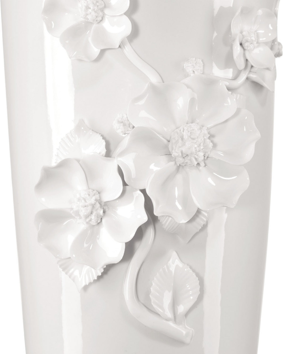 Currey and Company - 1200-0984 - Vase - Flower - White
