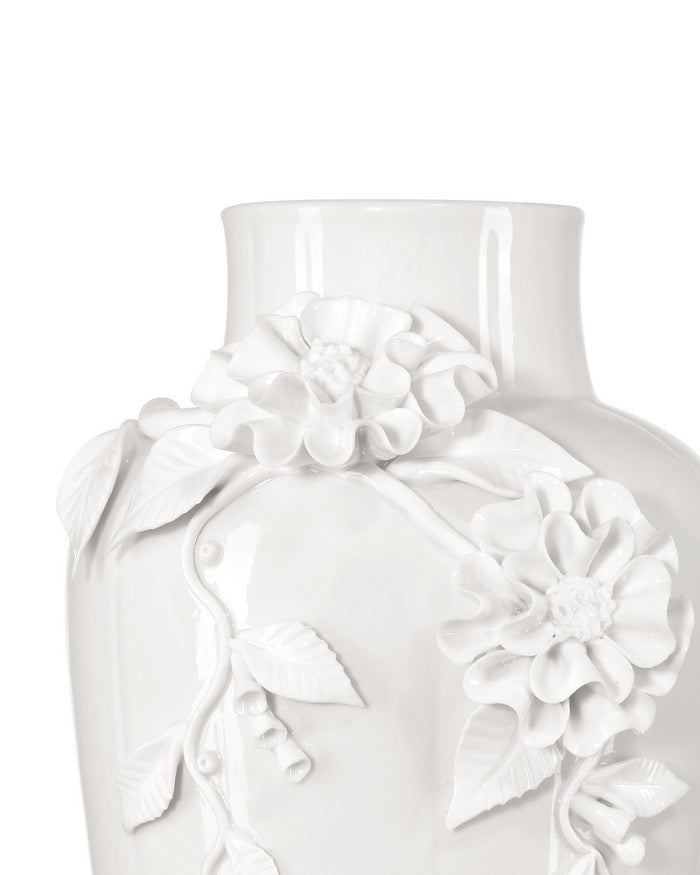 Currey and Company - 1200-0985 - Vase - Flower - White
