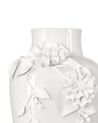 Currey and Company - 1200-0985 - Vase - Flower - White