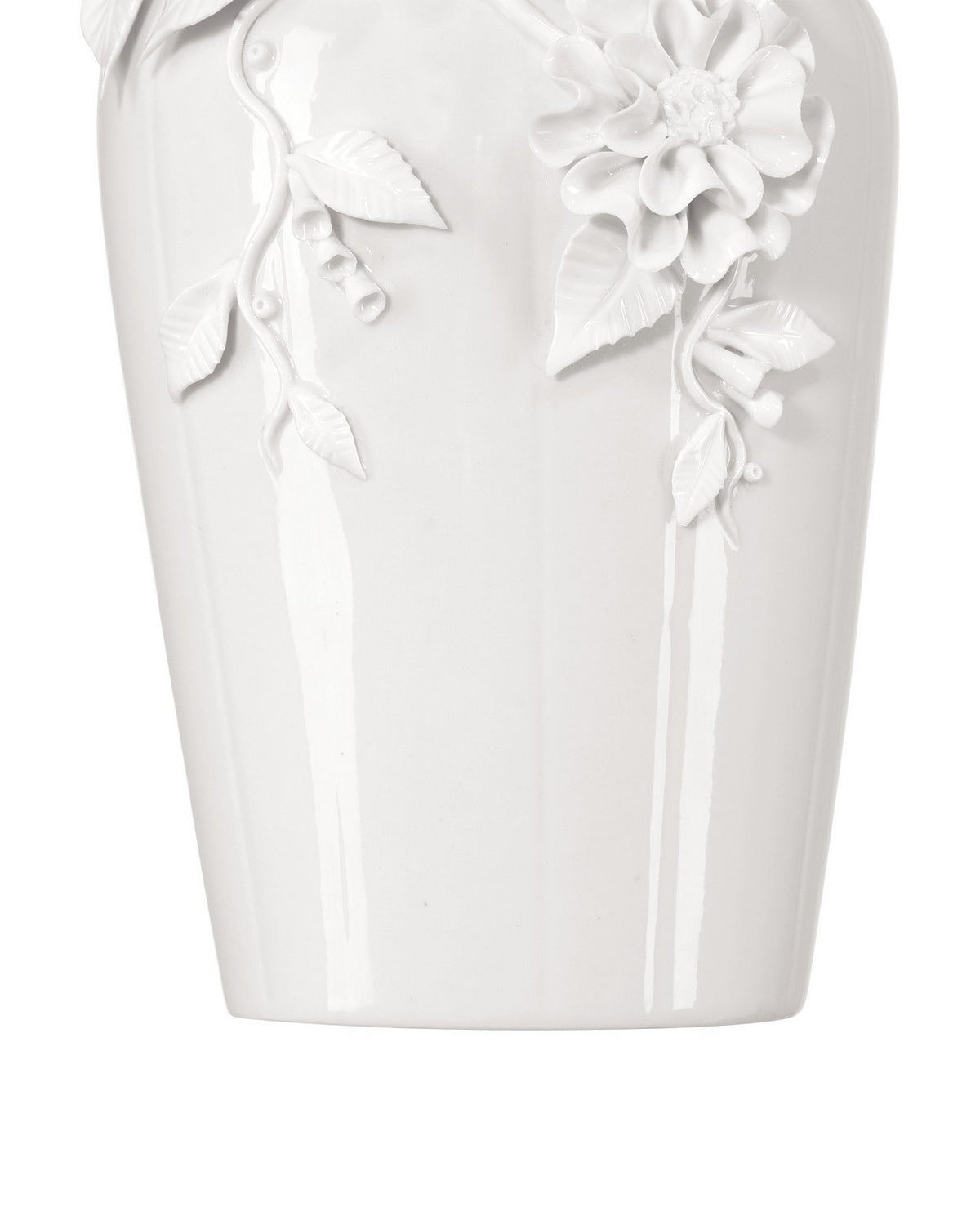 Currey and Company - 1200-0985 - Vase - Flower - White